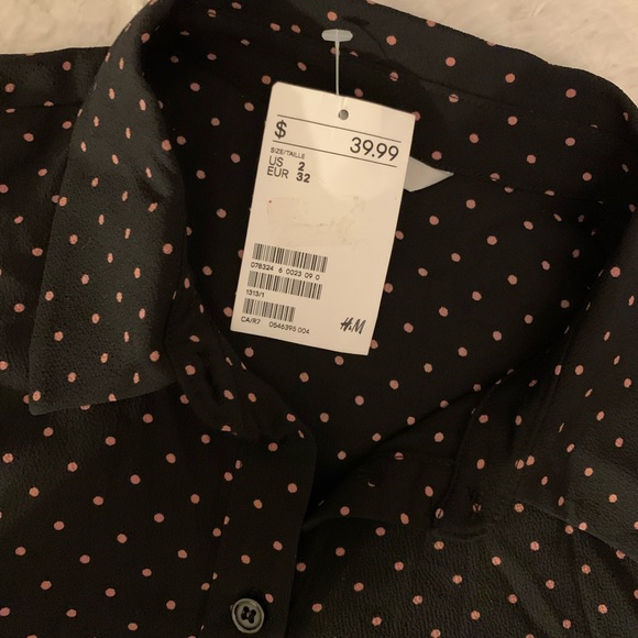 H&M collar button up dress with skater skirt - Picture 3 of 7